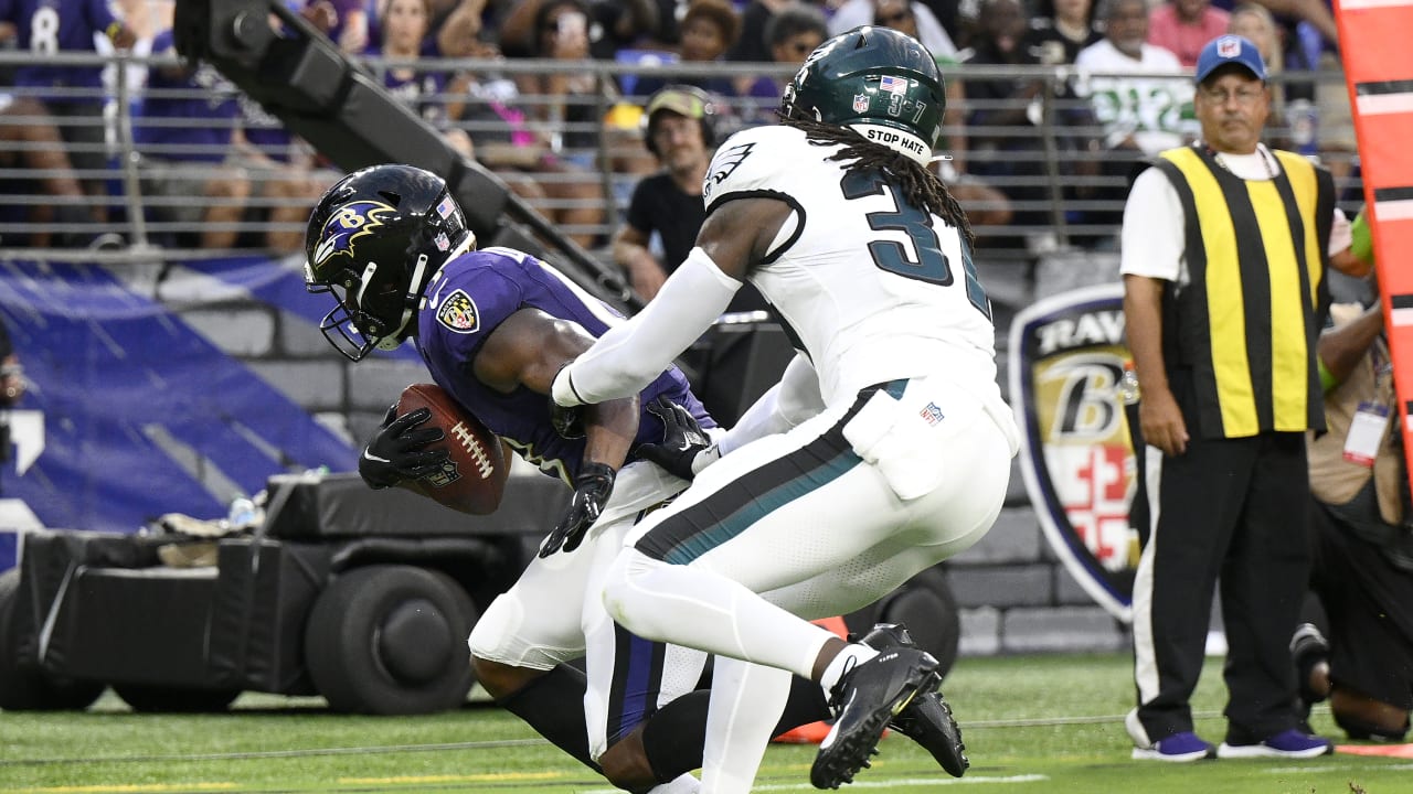 Devin Duvernay Catches Back-Shoulder Touchdown | Ravens-Eagles ...
