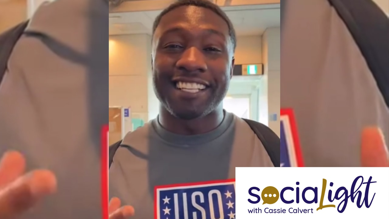 Roquan Smithは日本でUSOツアー中です。