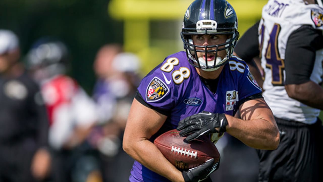 Dennis Pitta, Number 88, Baltimore Ravens. Tight end.