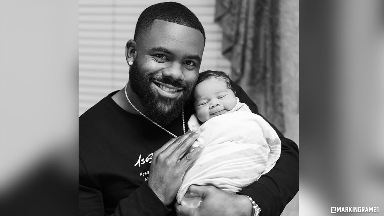 Mark Ingram Surprised By Arrival of His Fourth Child During Bye