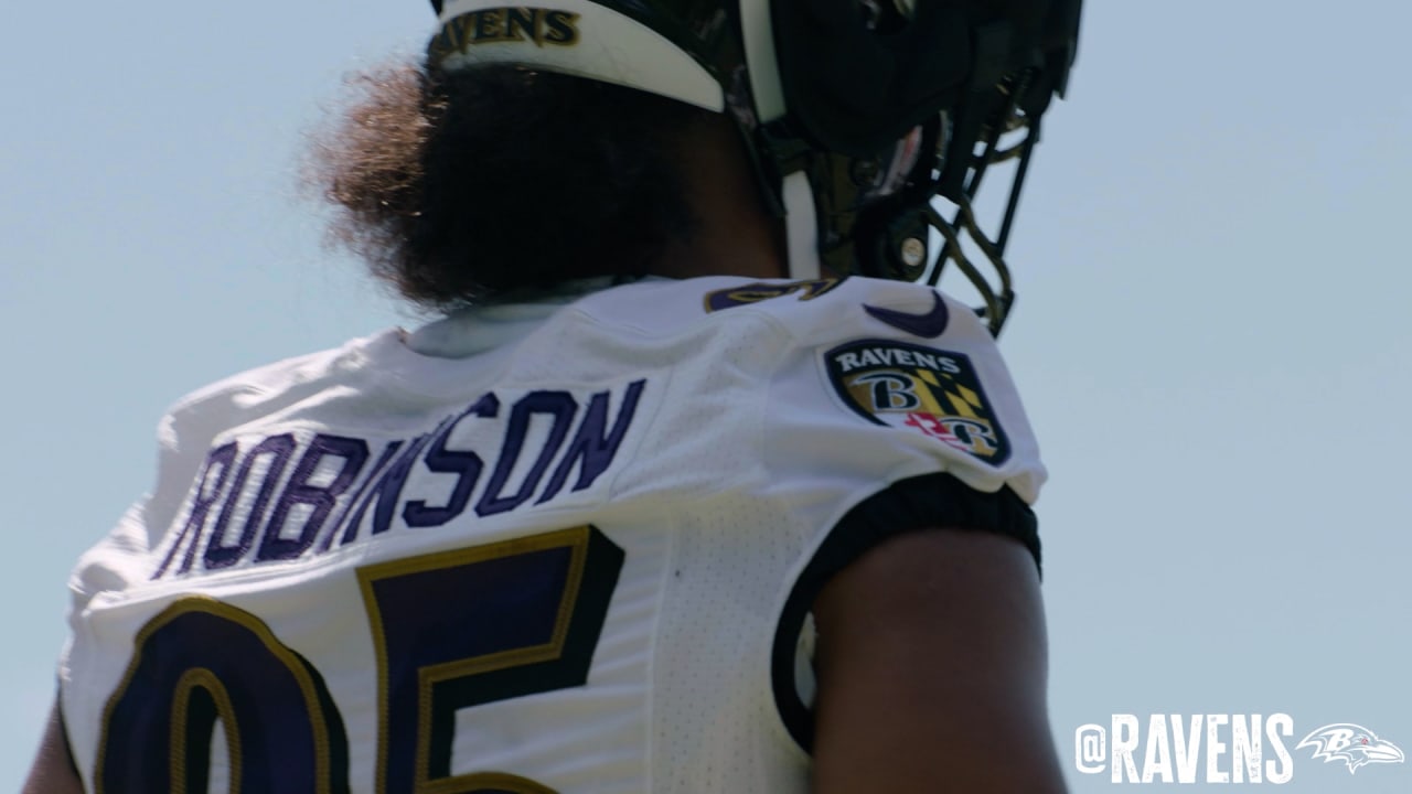 First Look at Ravens Rookie OLB Tavius Robinson