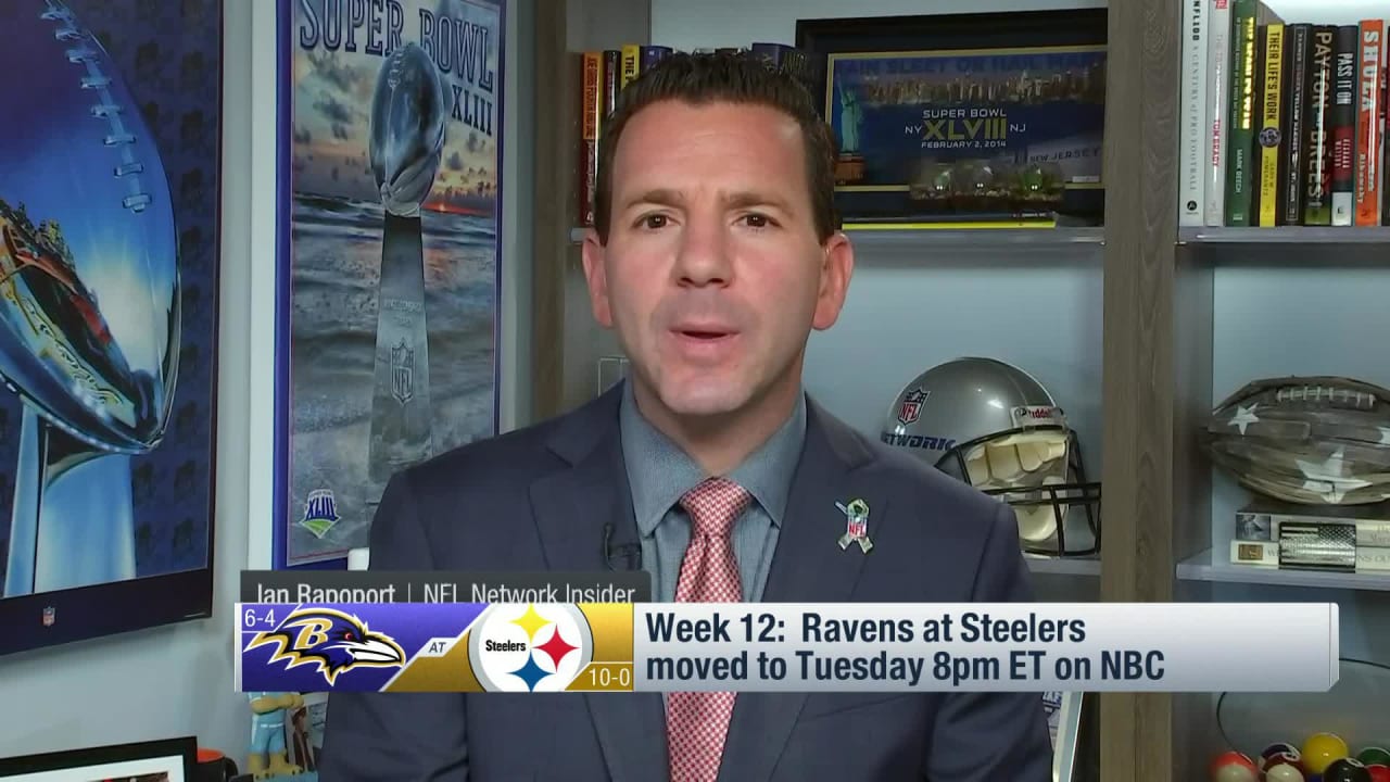 Latest on Ravens-Steelers Week 12 Schedule Changes