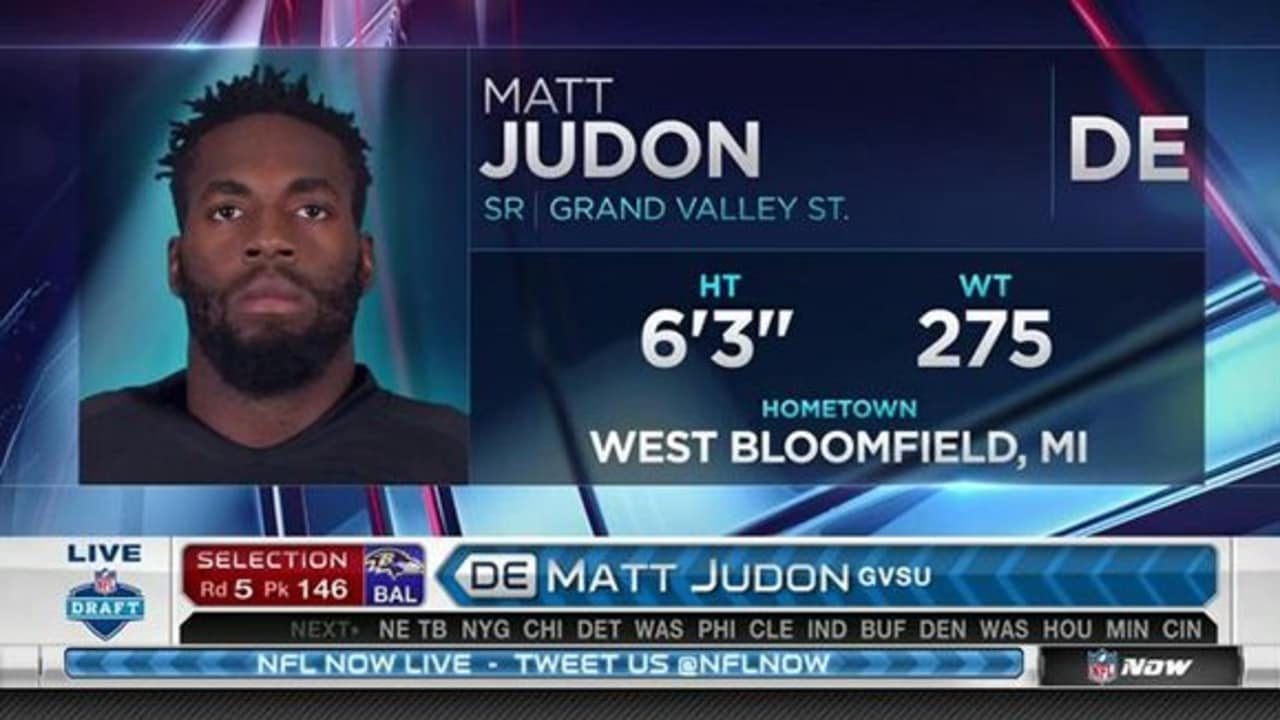 Baltimore Ravens - With the 146th overall selection, we've selected OLB Matt  Judon from Grand Valley St. #WelcomeToTheFlock 