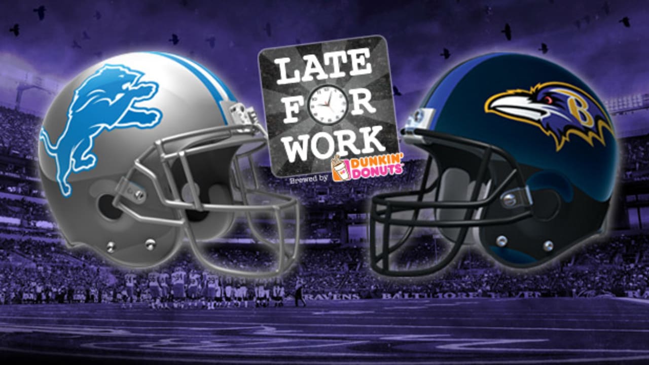 detroit lions baltimore ravens