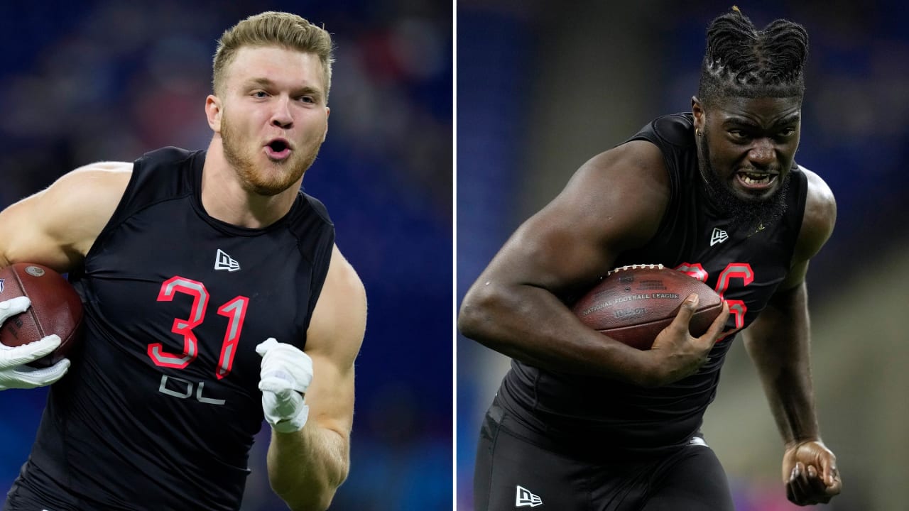 Aidan Hutchinson & David Ojabo have impressive NFL Combine