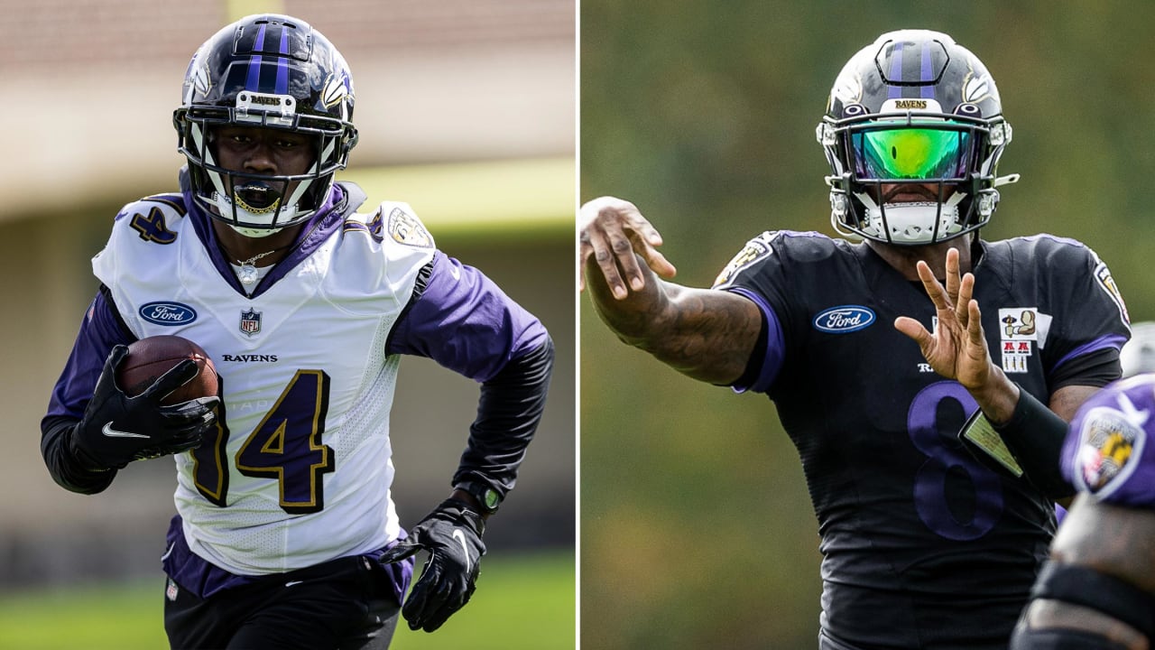 Ravens QB Lamar Jackson returns to practice; WR Sammy Watkins