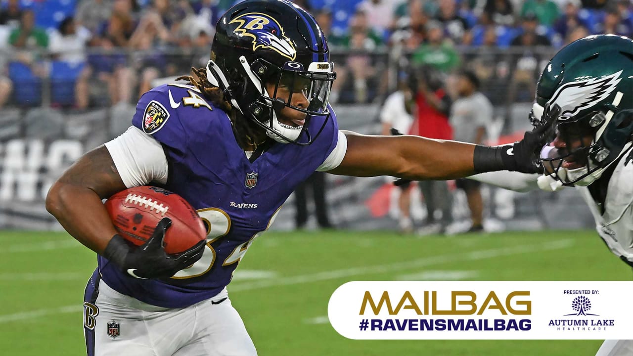 Baltimore Ravens running back Keaton Mitchell outruns Washington