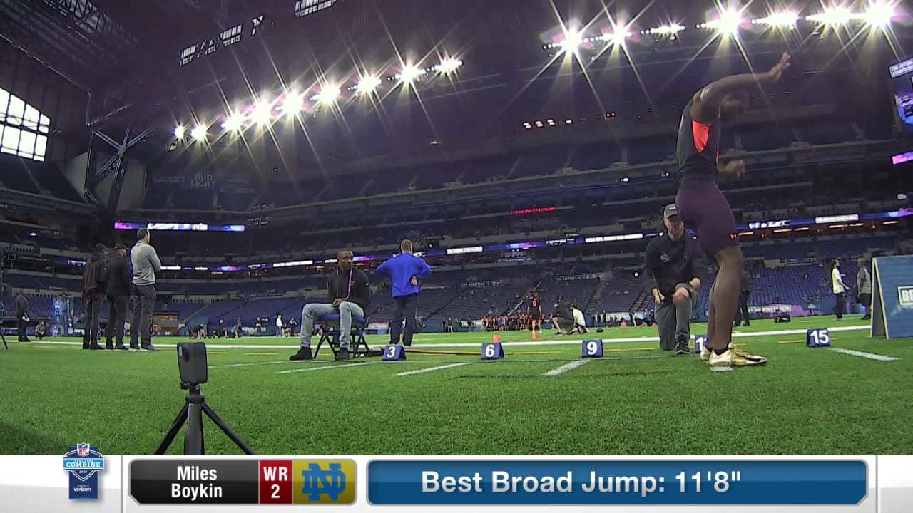 Miles Boykin's 40-yard dash at the NFL combine made his Notre Dame