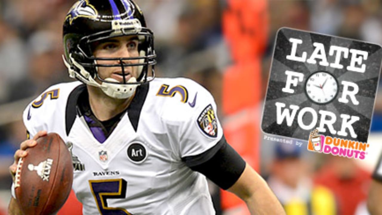 Late For Work 38 Joe Flacco Second Best Paid After