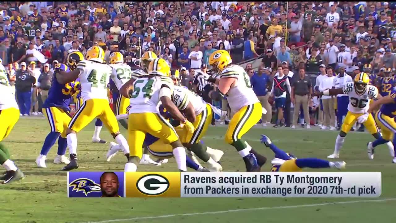 Ravens trade for Packers RB Ty Montgomery