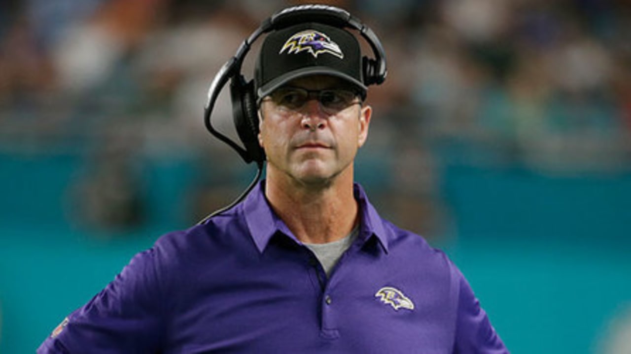 Baltimore Ravens Head Coach John Harbaugh on signing quarterback Robert ...