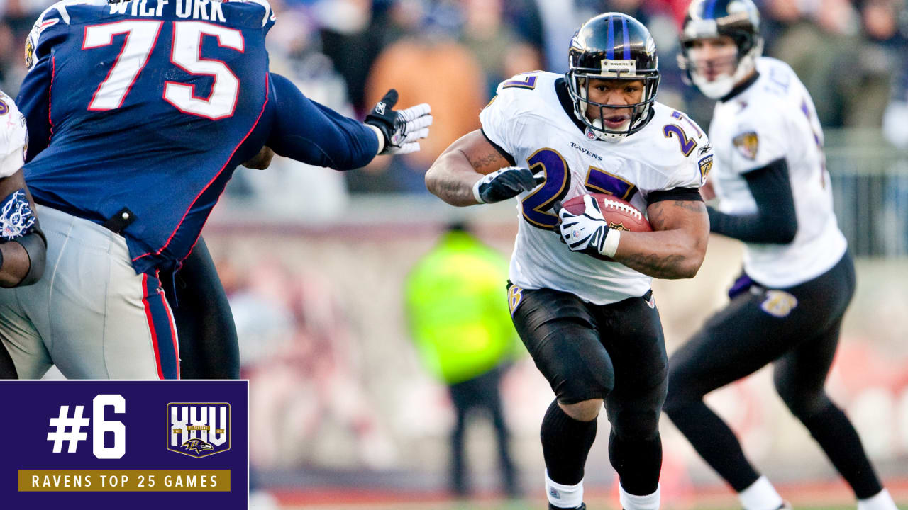 No. 6: Jan. 10, 2010 – Ravens 33, Patriots 14 (Wild-Card)