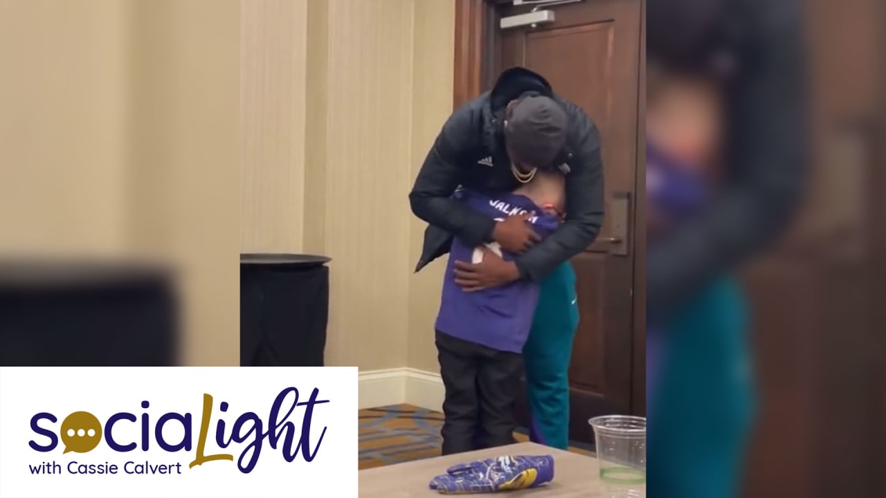 Lamar Jackson Helps a Fan Name His Baby Lamar