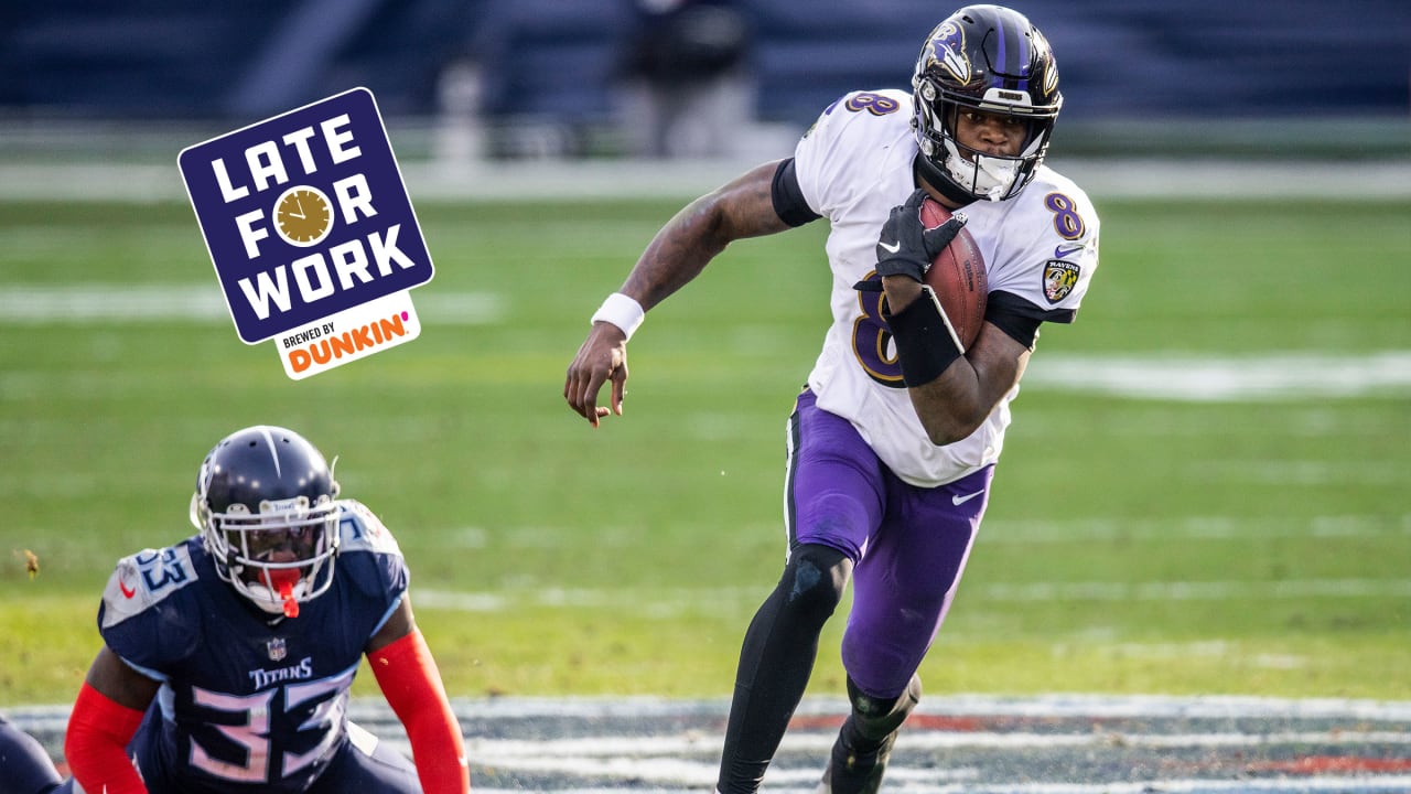 Late for Work 2/18: Does Lamar Jackson Get Enough Credit for His  Regular-Season Success?