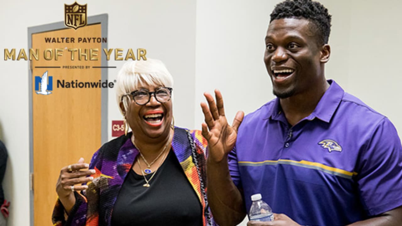 14-year veteran, Ravens TE Benjamin Watson is a two-time finalist for the  Walter Payton NFL Man of the Year Award