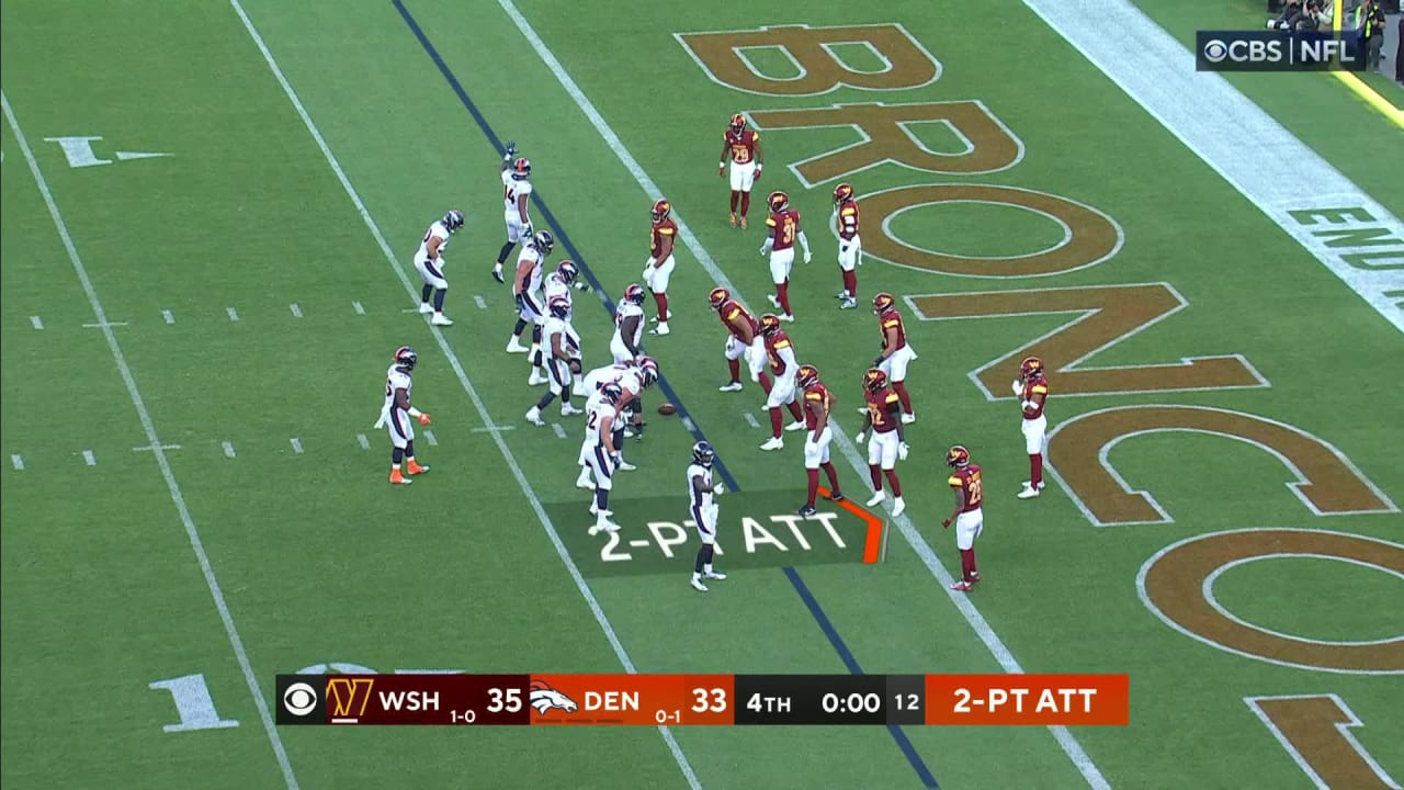 Should Washington Commanders Have Gone For 2-Point Conversion vs