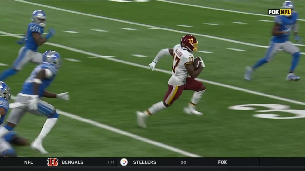 Terry McLaurin Rushes For A 27-yard Gain vs. Detroit Lions