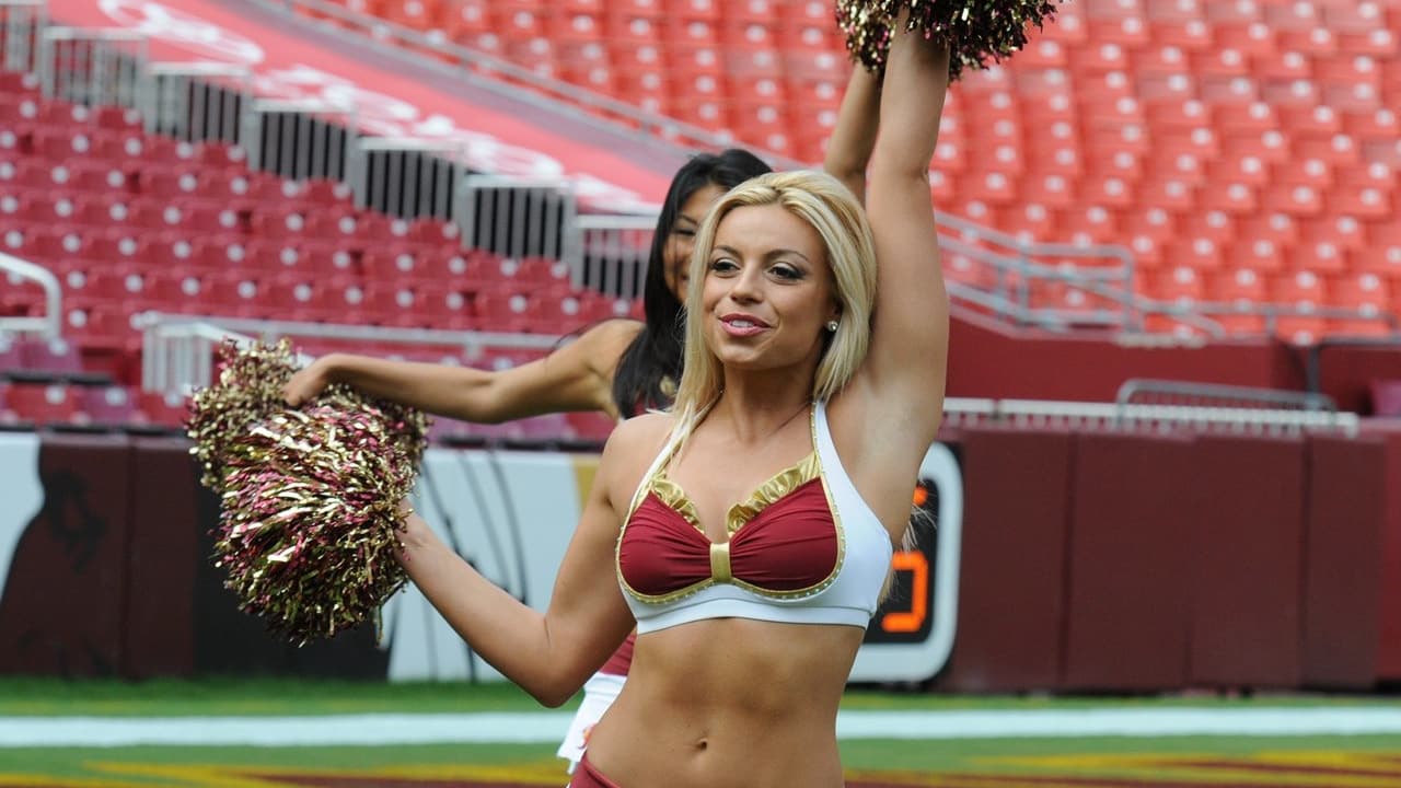 Washington Redskins cheerleaders perform during the Redskins pre