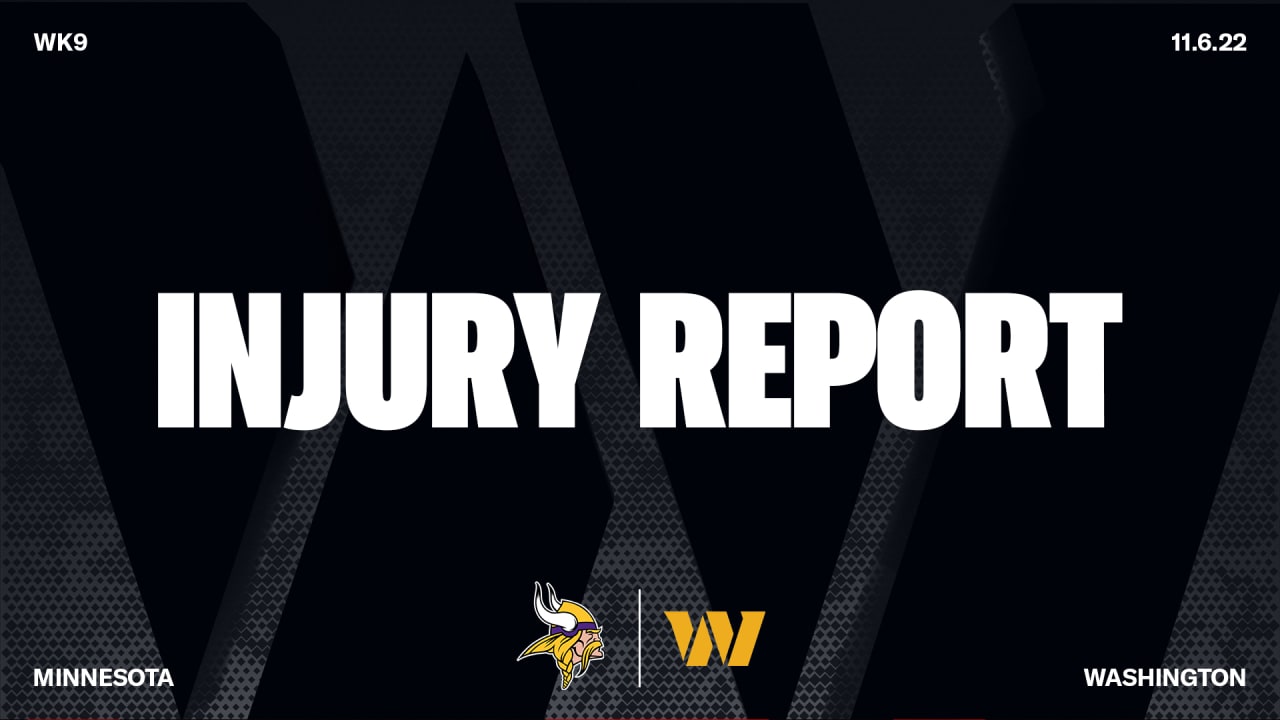 Vikings Game Sunday: Vikings vs. Commanders injury report, spread,  over/under, how to watch, prediction, history