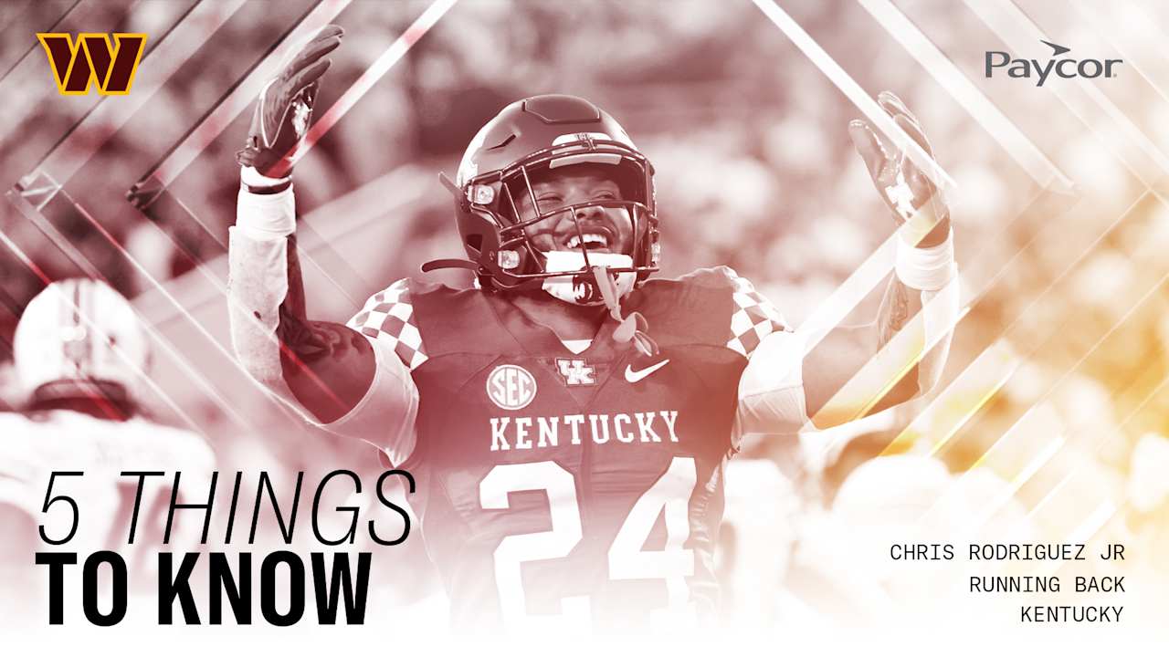 Five things to know about Chris Rodriguez Jr.