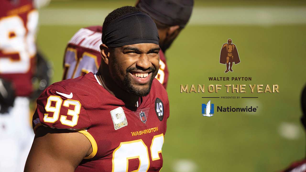 Jonathan Allen Named Washington Football Team's Nominee For Walter Payton  NFL Man Of The Year Award Presented By Nationwide