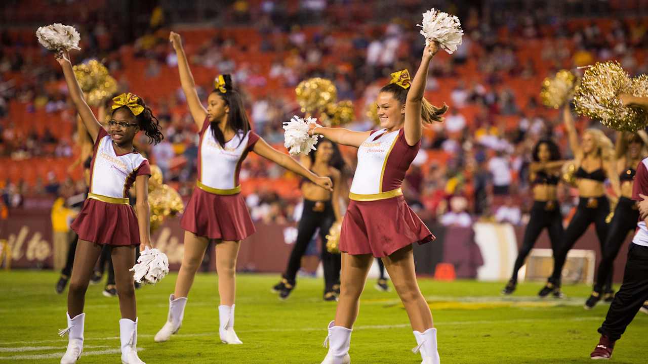 2018 Junior Redskins Cheerleaders Halftime Performances