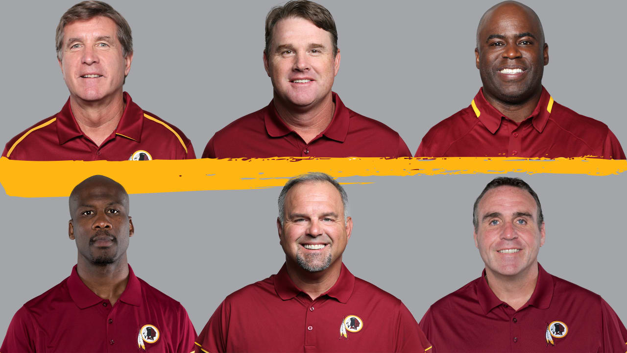2018 Washington Redskins Coaches In Headshots