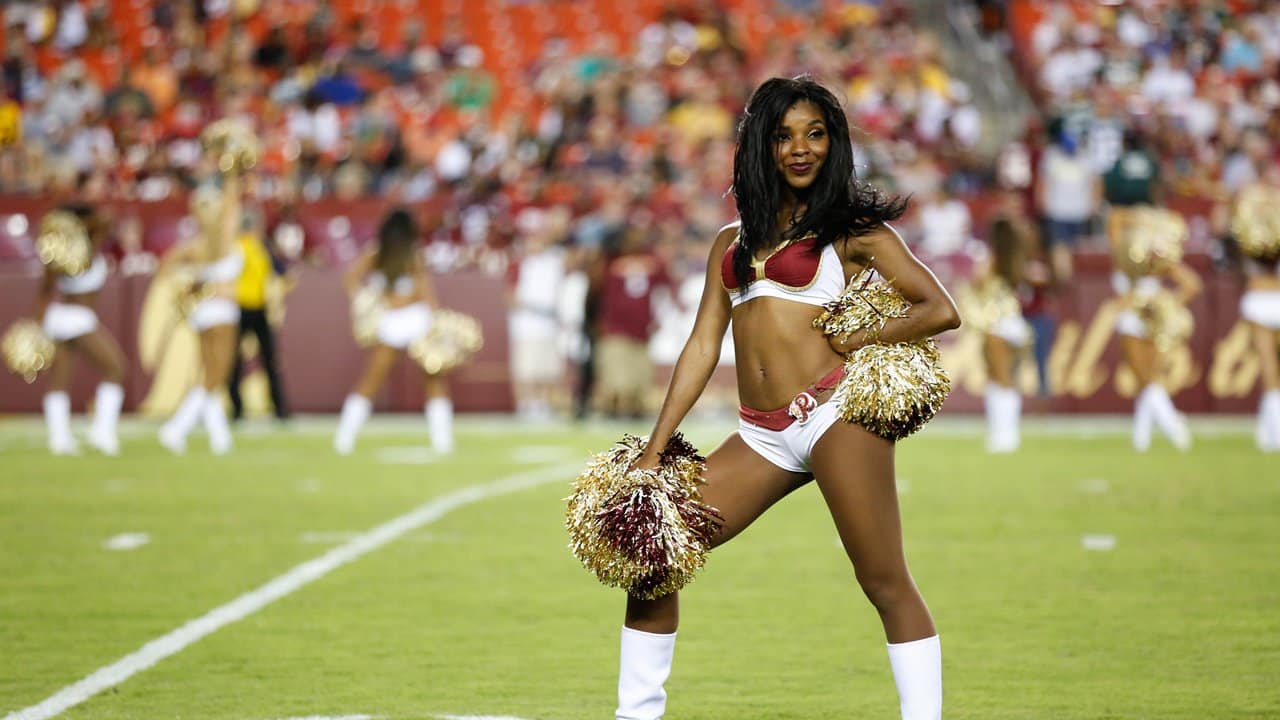 LANDOVER, MD - SEPTEMBER 25: Washington Commanders cheerleaders