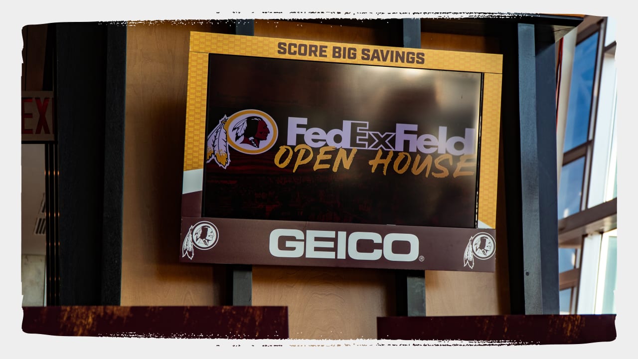 Washington Commanders' banner spotted inside FedExField just hours