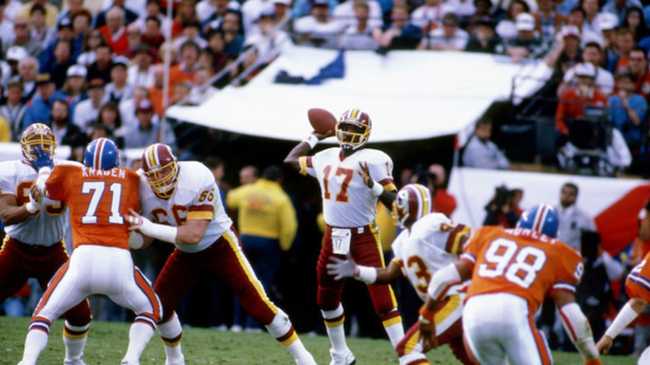 Super Bowl XXII - Washington 42 Broncos 10 - MVP Redskins QB Doug Williams