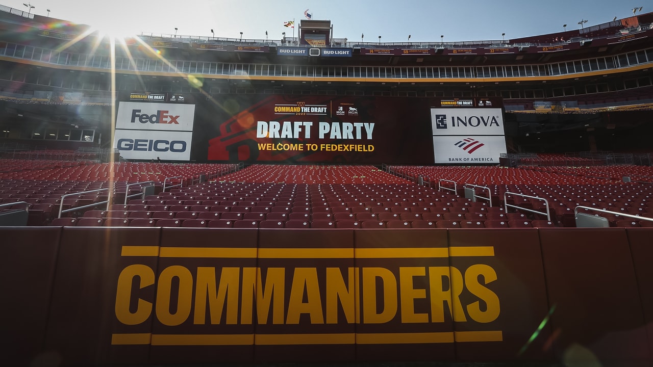 Washington Commanders announce 2022 NFL Draft Party on Thursday night,  April 28, at FedExField