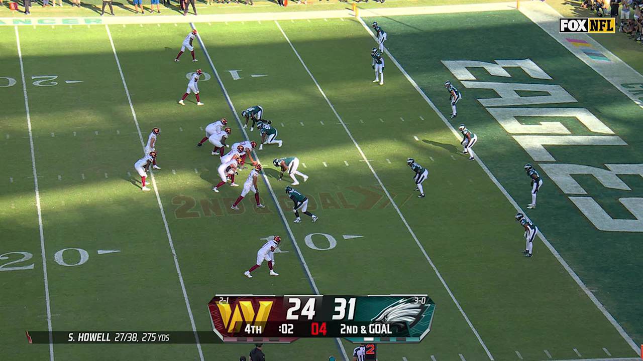 Points and Highlights: Washington Commanders 31-34 Philadelphia Eagles in NFL  Match 2023