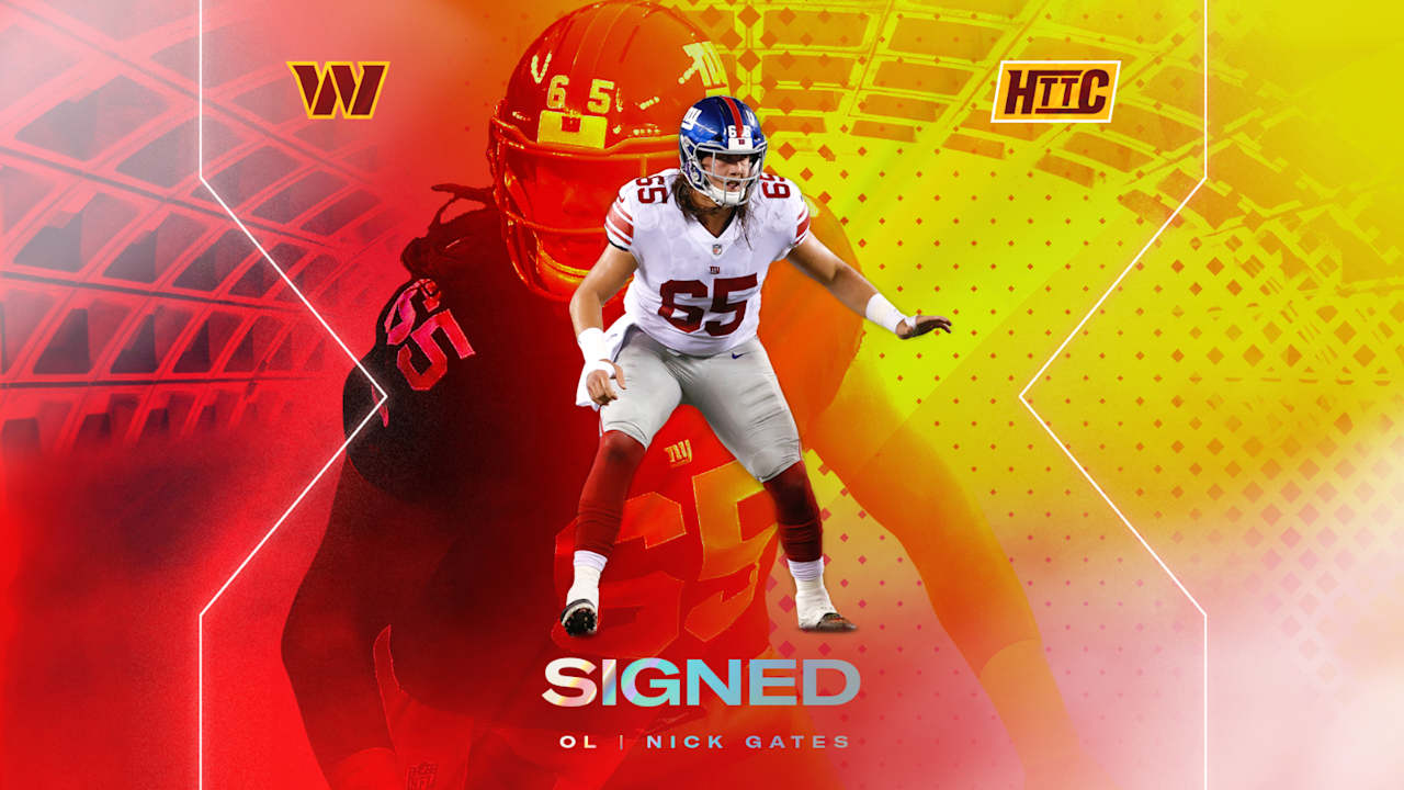 Commanders sign OL Nick Gates