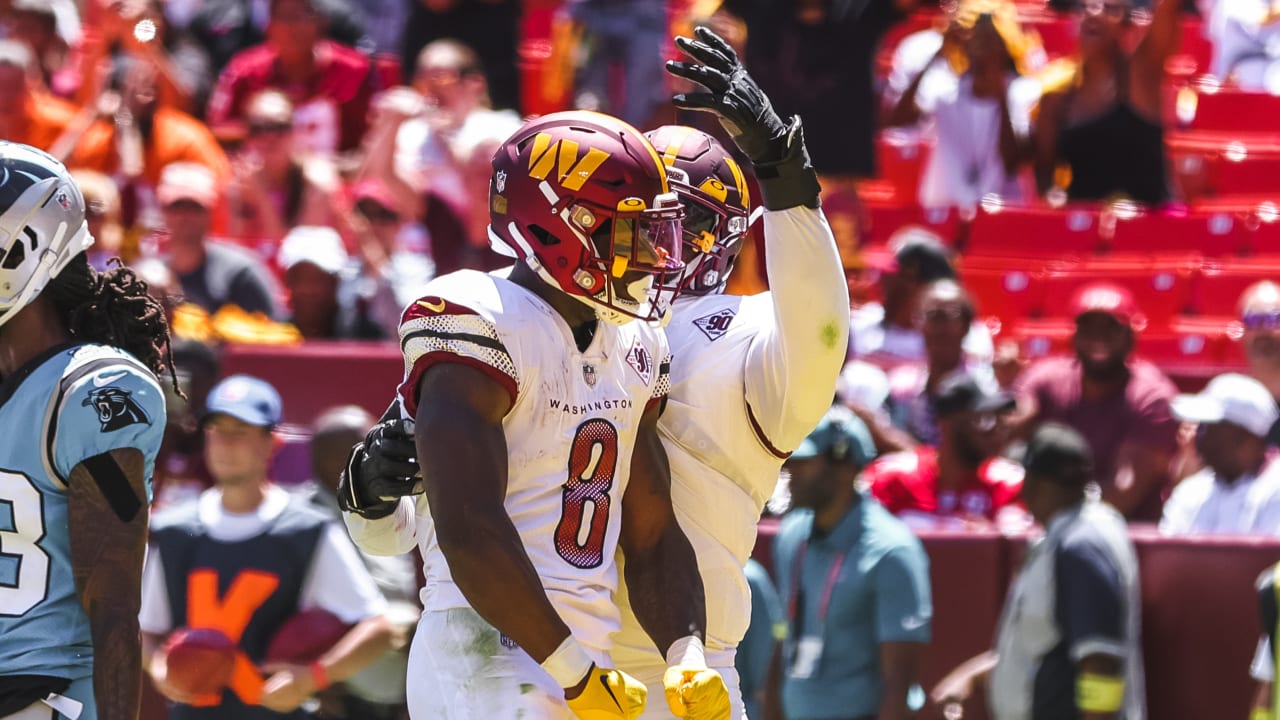 Washington Commanders Running Back Brian Robinson Celebrated a Big Game  With an Even Bigger Hat