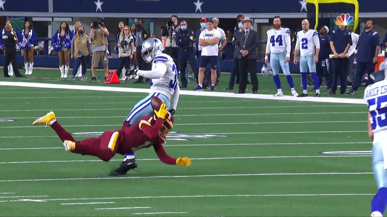 Heinicke's masterfully accurate 40-yard loft lands in McLaurin's lap