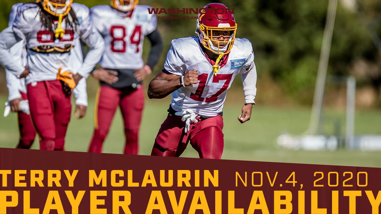 Player Availability: Terry McLaurin | November 4, 2020