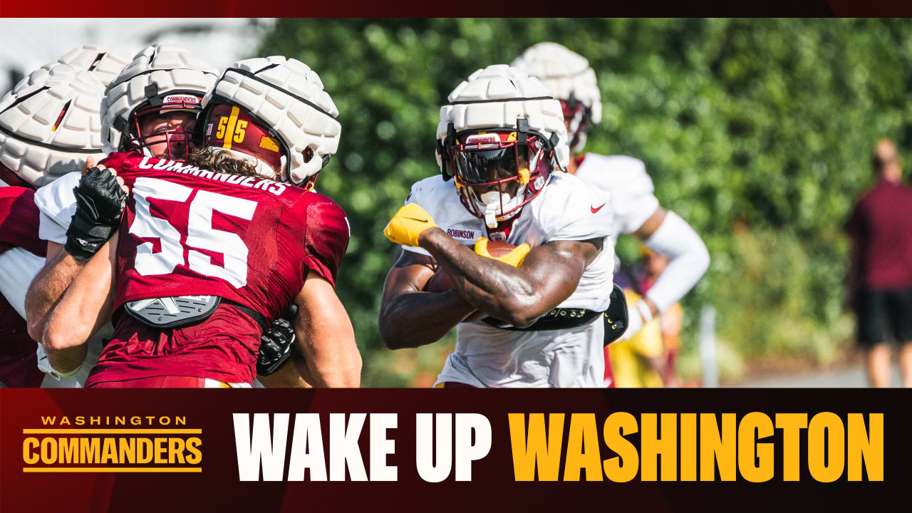 Washington Commanders turn up intensity at their first padded