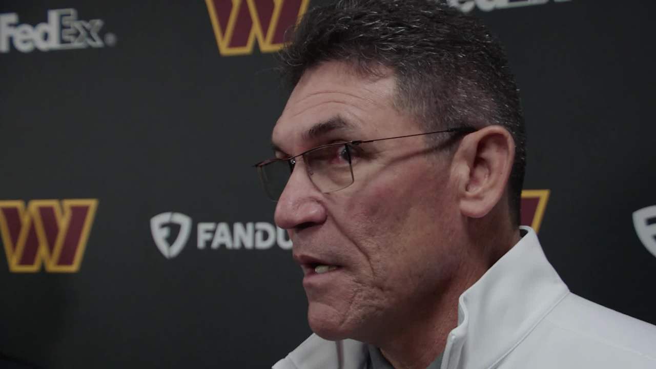 Ron Rivera "There is so much credibility when he walks into a room"