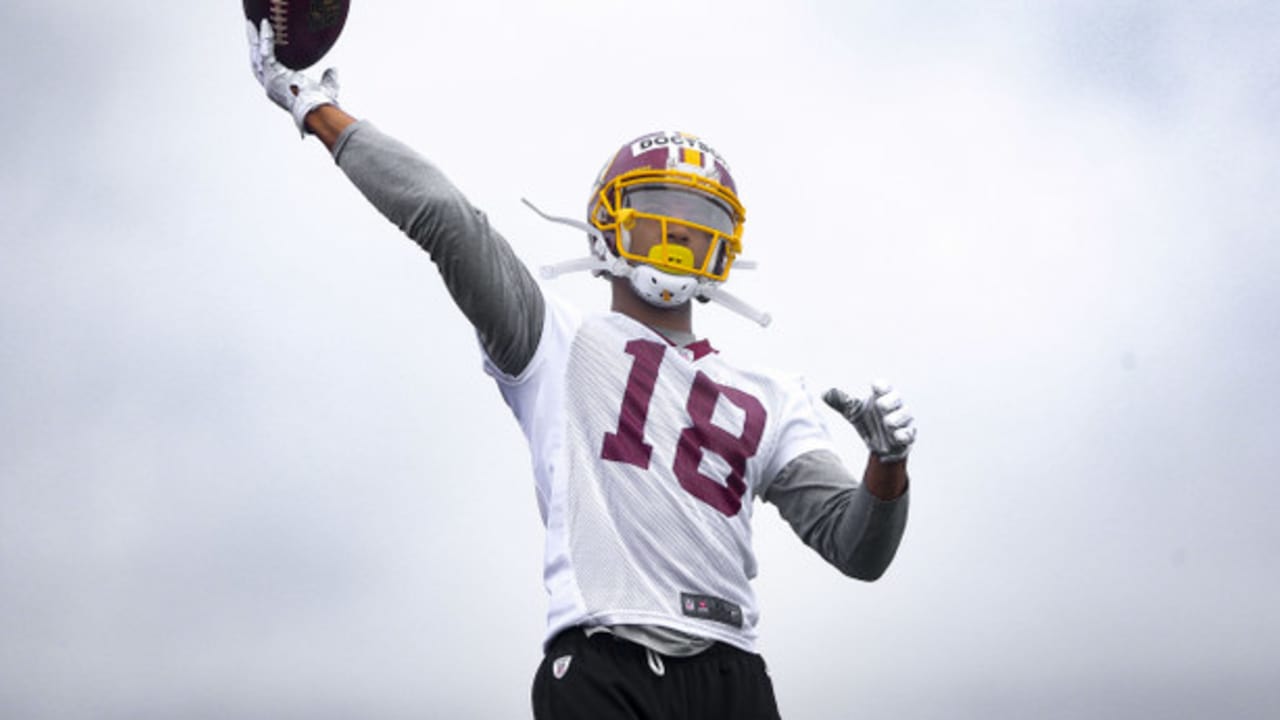 Derrius Guice works out 'with great attitude, lot of energy' at