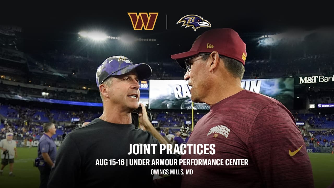 The Washington Commanders will have joint practices with the Ravens before  their preseason game - Hogs Haven