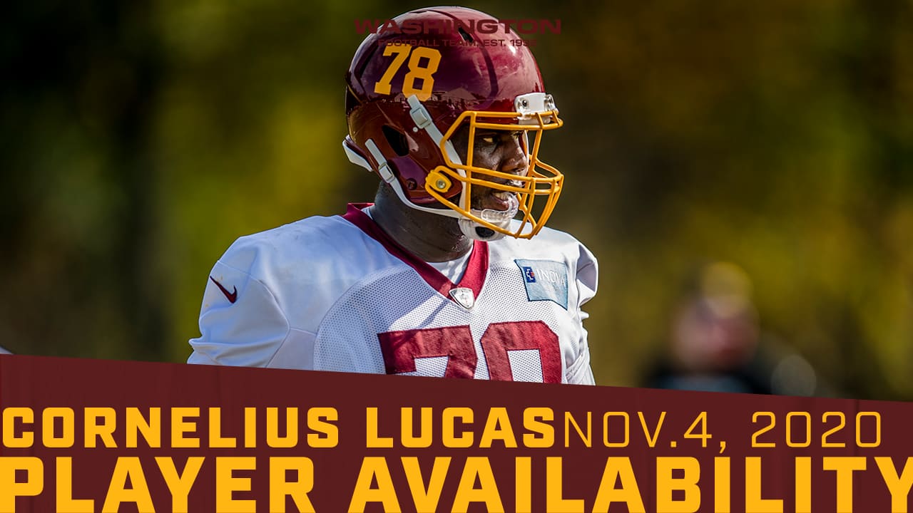 Player Availability Cornelius Lucas November 4, 2020