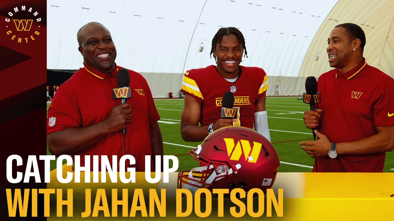 WR Jahan Dotson thinks Commanders' QB situation is 'settled': 'Sam