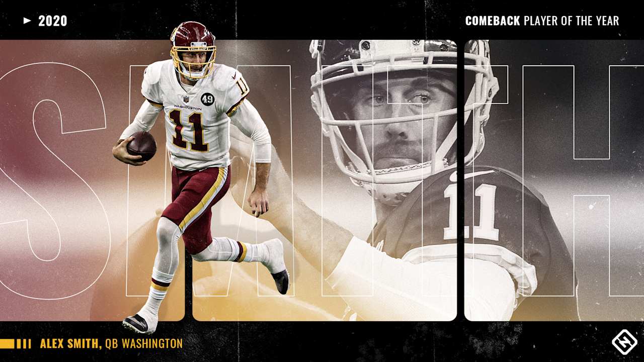 Alex Smith voted as NFL's Comeback Player of the Year