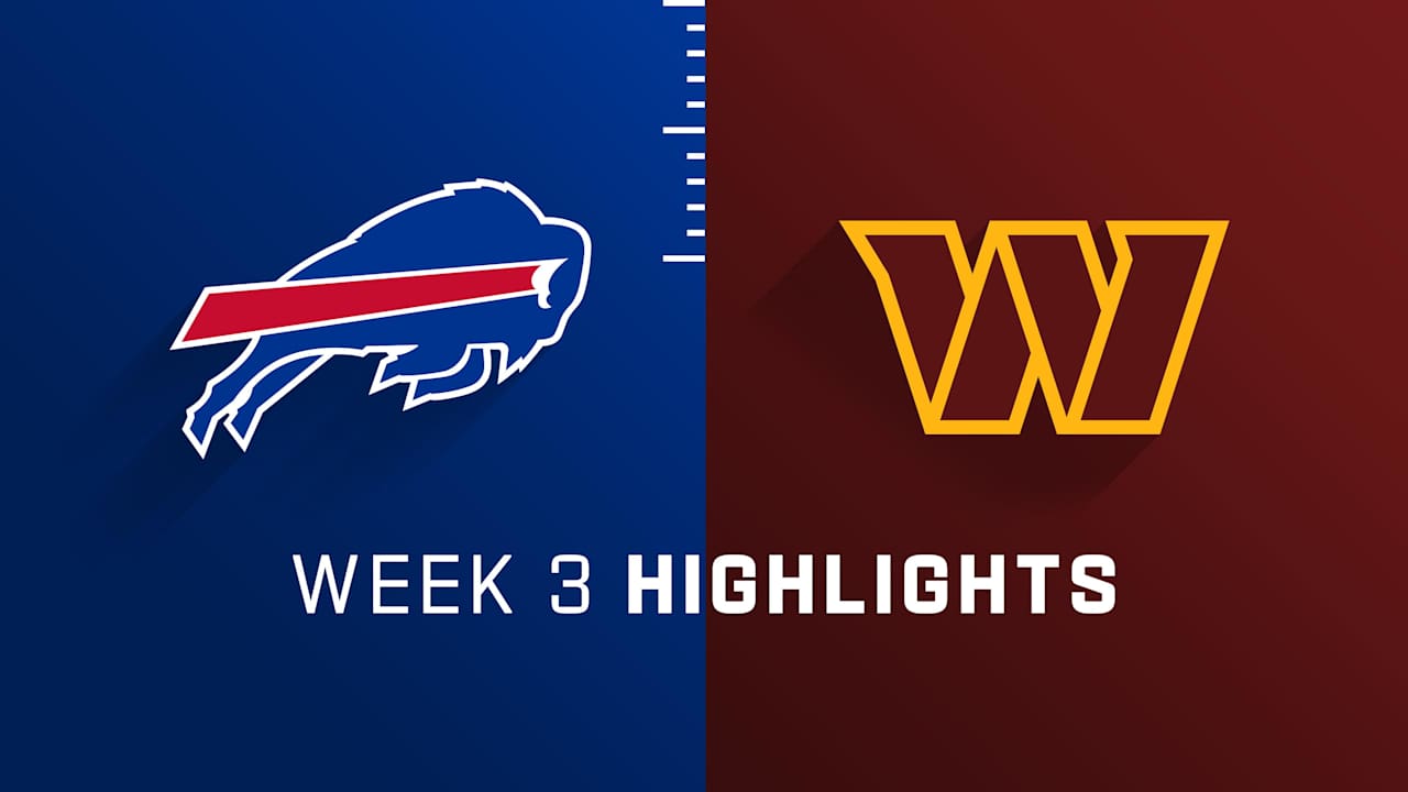 Bills vs. Commanders highlights Week 3