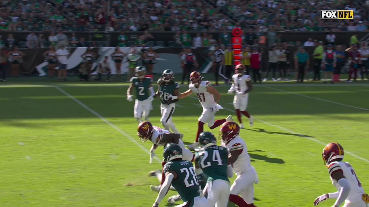 Points and Highlights: Washington Commanders 31-34 Philadelphia Eagles in NFL  Match 2023