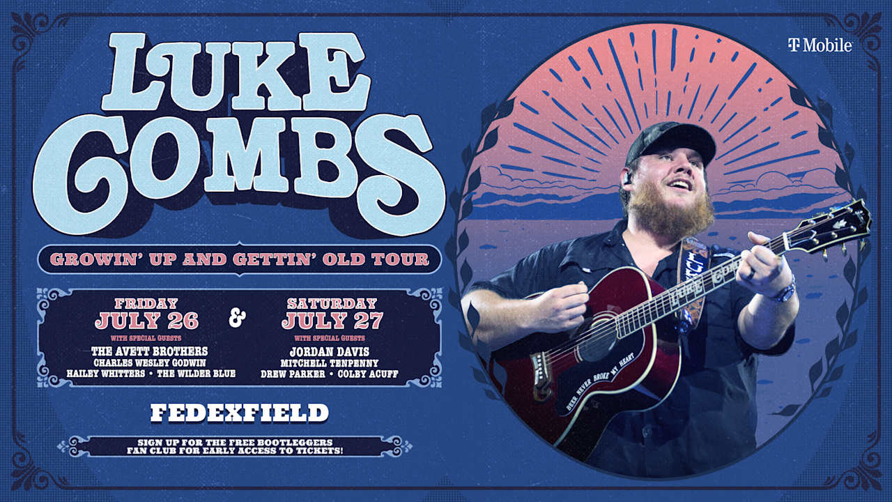 Luke Combs confirms 25 new U.S. stadium shows with 2024 “Growin’ Up and