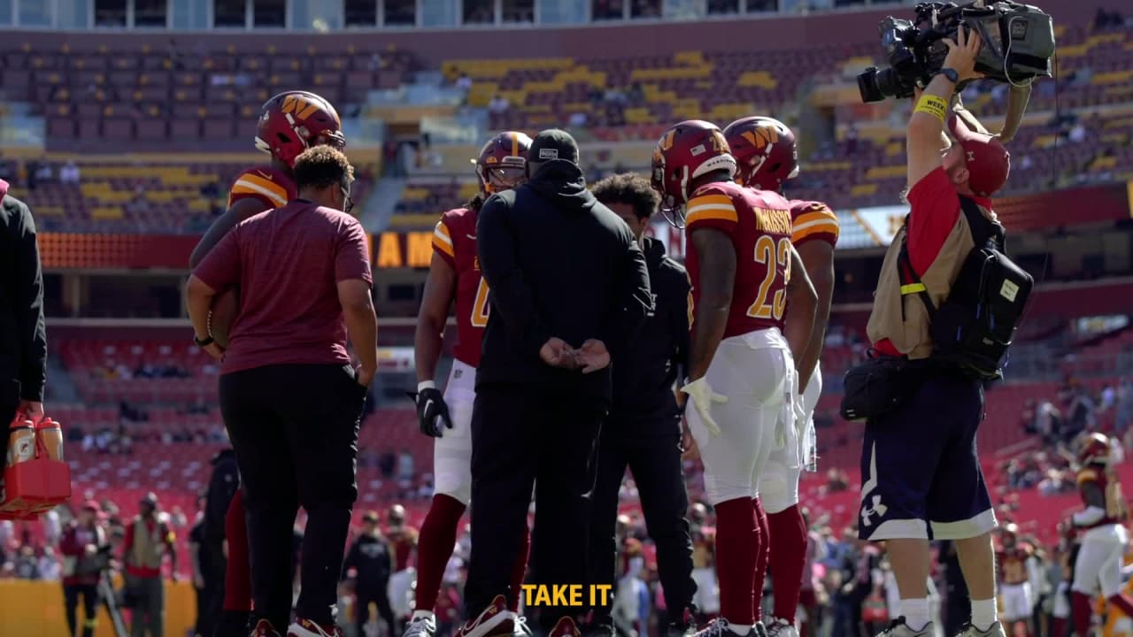 Emmanuel Forbes  Mic'd Up during his first day as a Commander