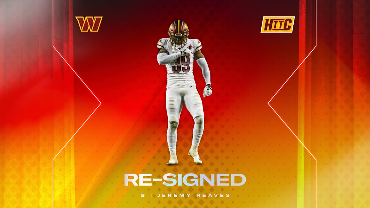 Commanders resign S Jeremy Reaves