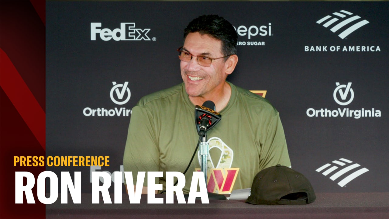 Washington Commanders Training Camp: Coach Ron Rivera Comments of Player  Concern w/ Eric Bieniemy 