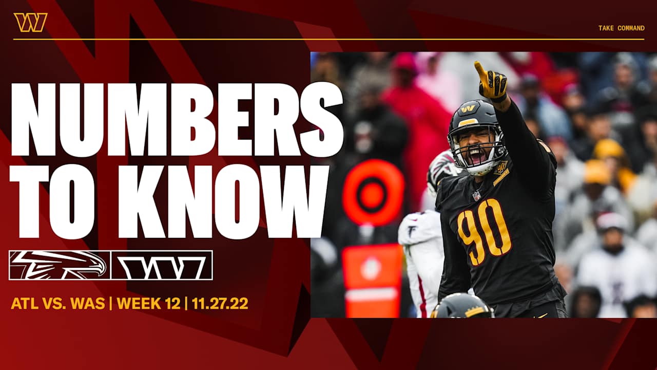 NFL Week 12 Stats & Snaps: Washington Commanders vs Atlanta Falcons - Hogs  Haven